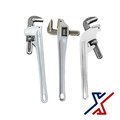 X1 Tools 18 Adjustable Aluminum Pipe Wrench Set of 3 Regular, 90  and 45 Degree 1 Set by X1 Tools X1E-HAN-WRE-PIP-9040x1